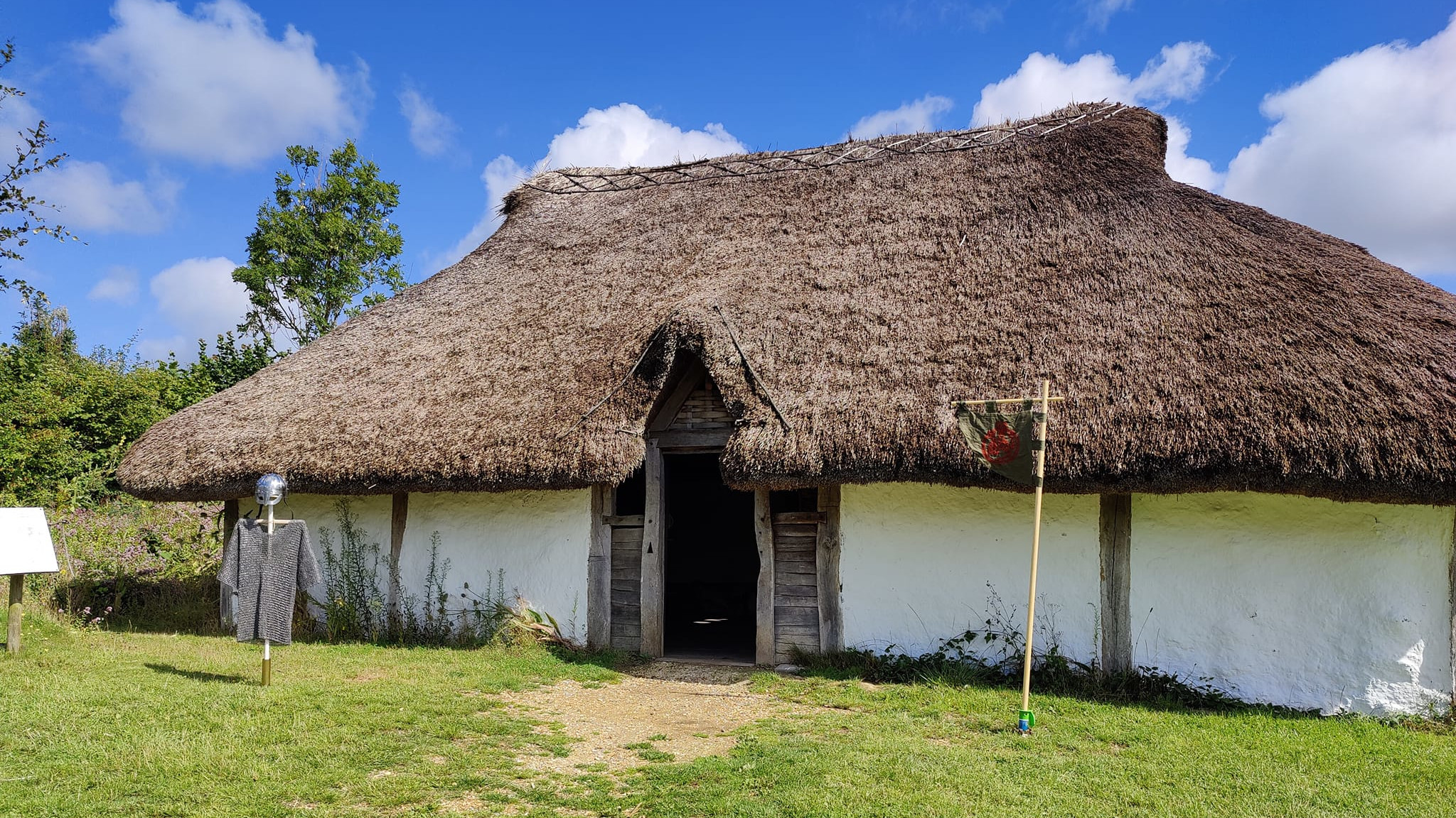 Butser Ancient Farm's hall